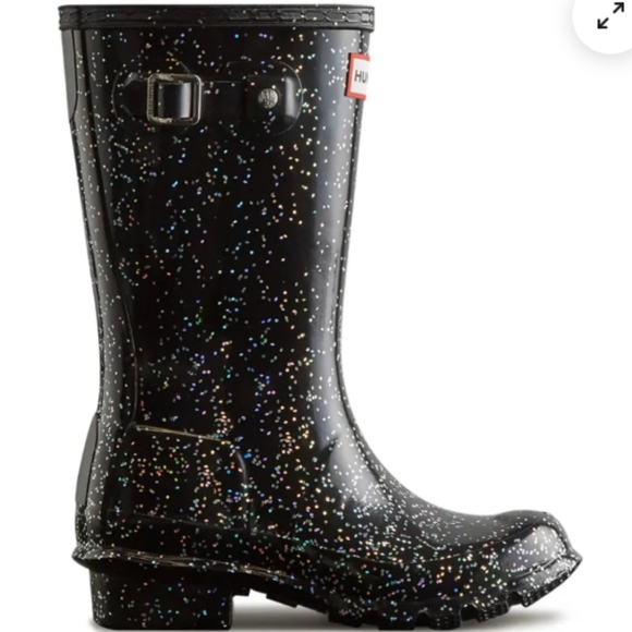Hunter Other - Hunter Big Kids Original Giant Multi Color Glitter Rain Boots Size 4